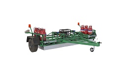 Установка инфракрасного нагрева асфальта на прицепе ИКН SP-400-TD